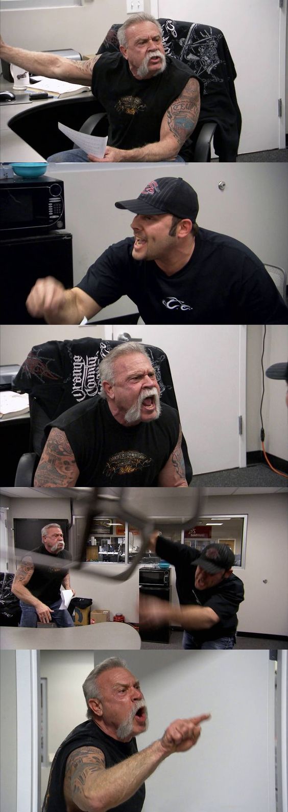 arguing rednecks meme template