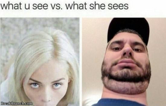 sex memes - you see vs what she sees - what u see vs. what she sees Break Brunch.com