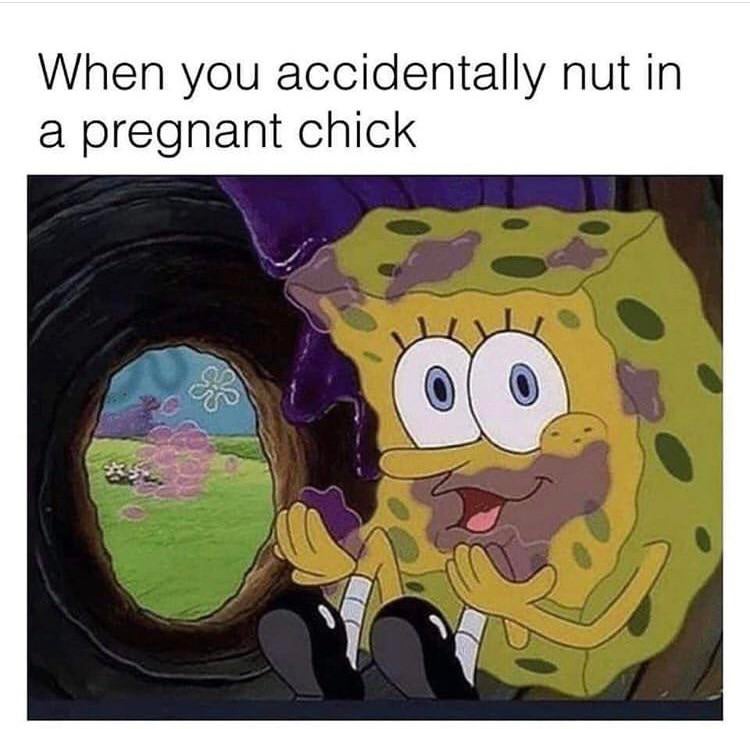 sex memes - you accidentally nut in a pregnant chick - When you accidentally nut in a pregnant chick