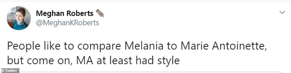 diagram - Meghan Roberts People to compare Melania to Marie Antoinette, but come on, Ma at least had style Twitter