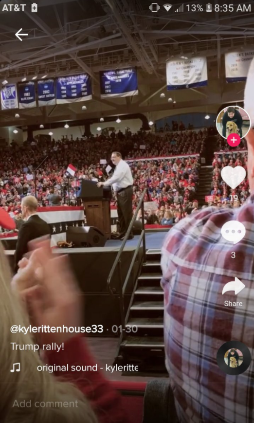 audience - At&T 13% 0130 Trump rally! original sound kyleritte Add comment