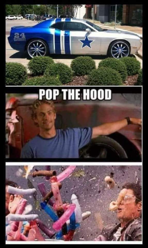 dallas cowboys pop the hood meme - 24 Pop The Hood