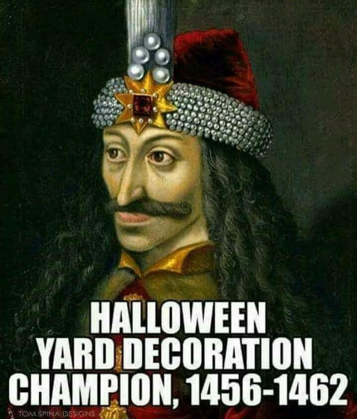 halloween memes - vlad the impaler halloween meme - Halloween Yard Decoration Champion, 14561462 Tom Spina Designs