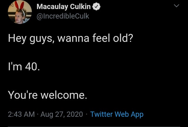 dark memes eddie long - Macaulay Culkin Hey guys, wanna feel old? I'm 40. You're welcome. Twitter Web App