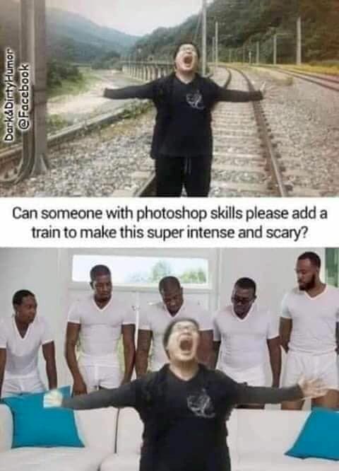 dirty memes cursed hetalia - Dark&DirtyHumor @ Facebook Can someone with photoshop skills please add a train to make this super intense and scary?