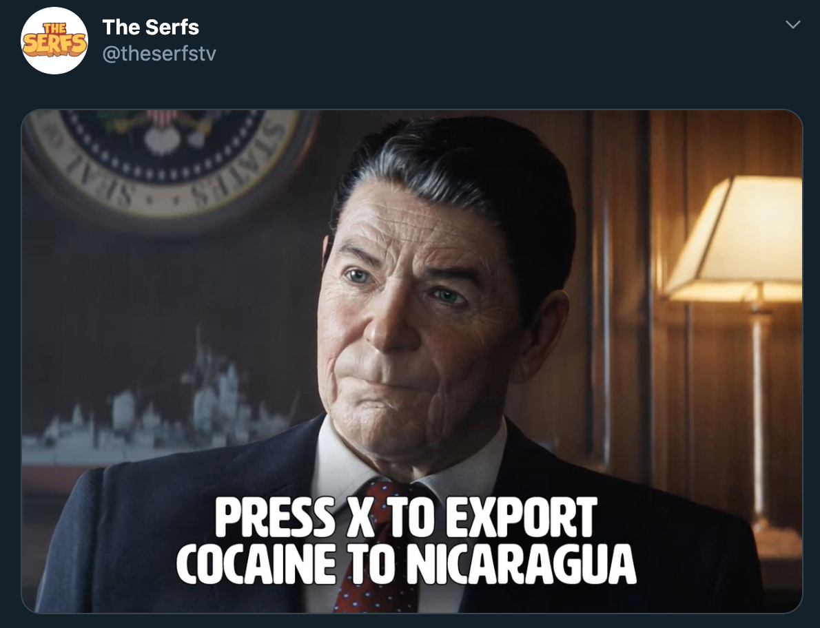 Press X To Export Cocaine To Nicaragua