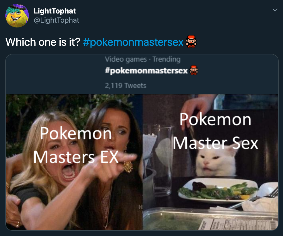Which one is it? Pokemon Masters Ex Pokemon Master Sex