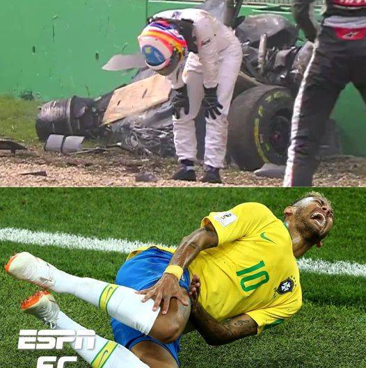 neymar faking injury - 10 Esen G