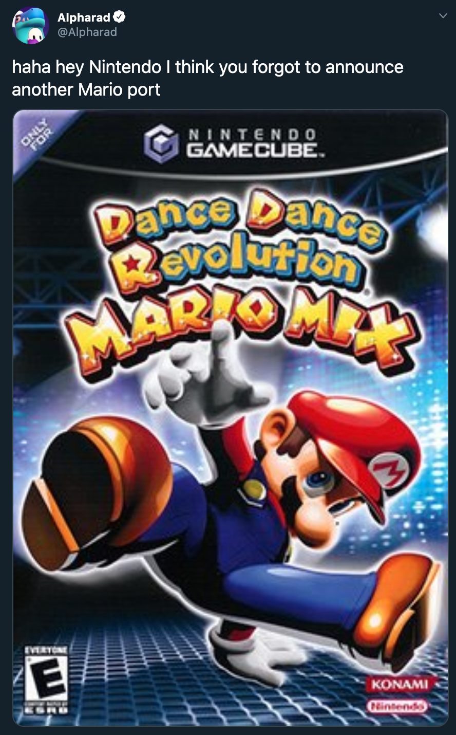 dance dance revolution mario mix gamecube -  haha hey Nintendo I think you forgot to announce another Mario port