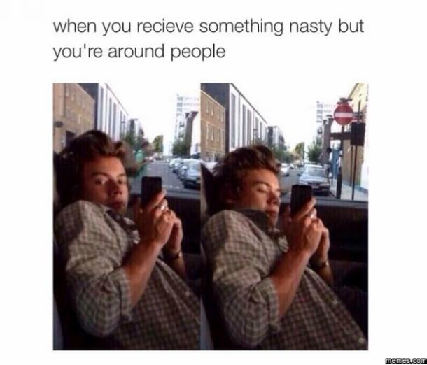 you receive something nasty but you re around people - when you recieve something nasty but you're around people memes.com