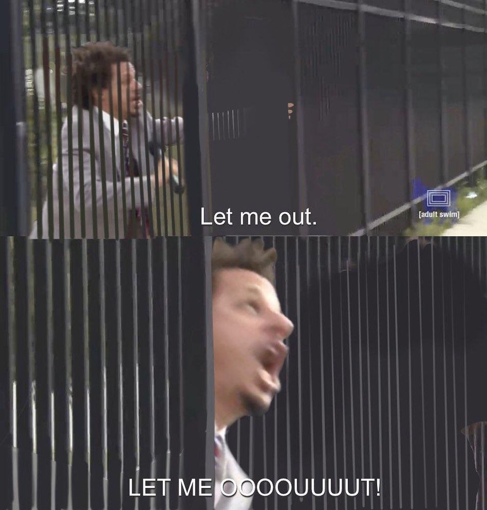 ebaums world dank memes - let me out - Let me out. adult swim Let Me Oooouuuut!