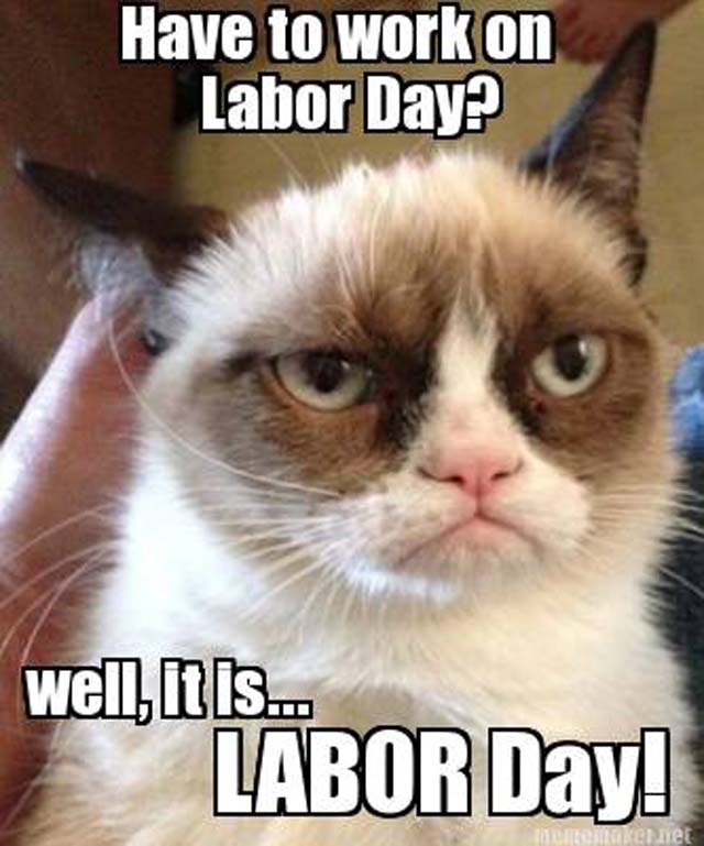 labor day memes - labour day meme - Have to work on Labor Day? well , it is... Labor Day! t