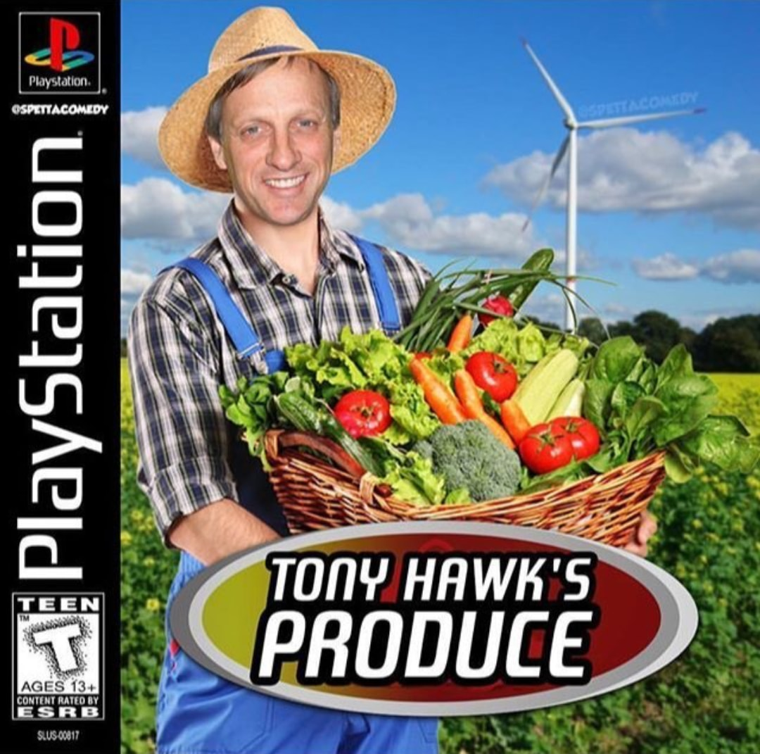 tony hawk's produce