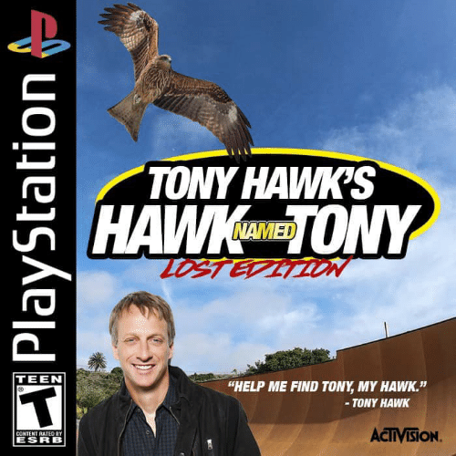 tony hawk's hawk named tony lost edition