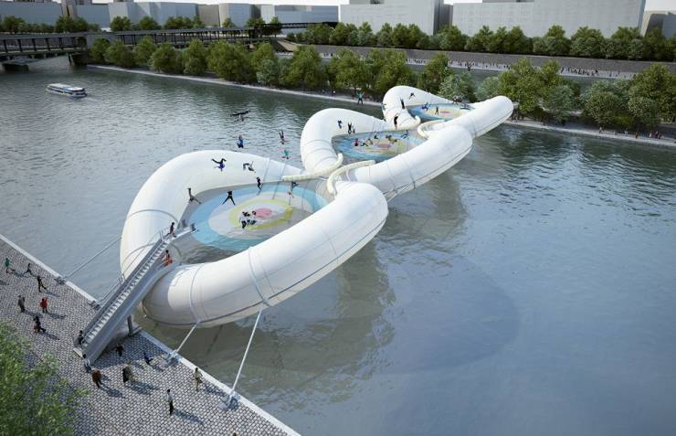 random pics - trampoline bridge paris - Lhr