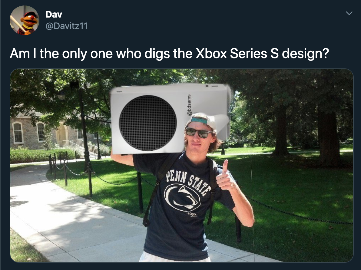 Am I the only one who digs the Xbox Series S design?