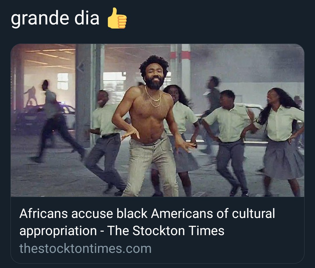 we just want party a party just - grande dia Africans accuse black Americans of cultural appropriation The Stockton Times thestocktontimes.com