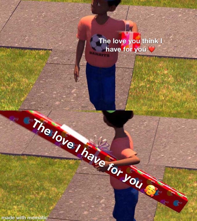 relationship-memes toy story meme template - The love you think ! have for you The love I have for you made with mematic