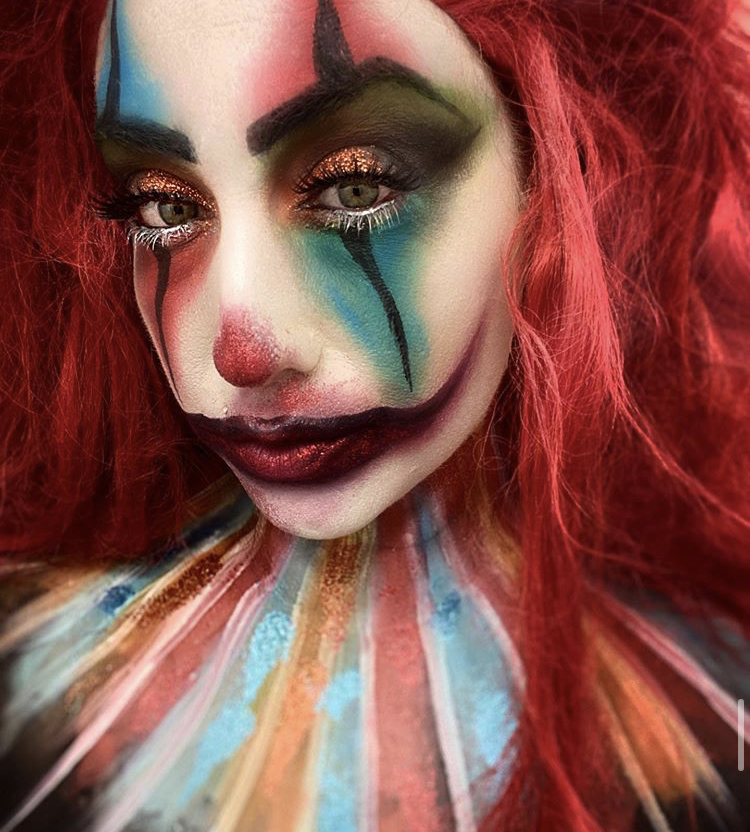scary pictures- makeup-  clown