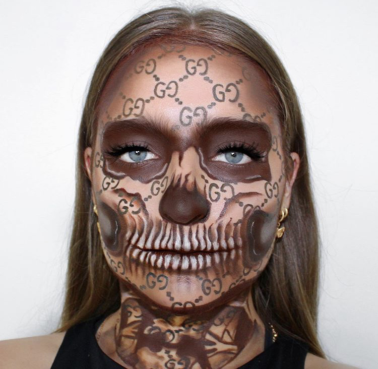scary pictures- makeup-  head - G Gan Go" G2 G Co. Avi