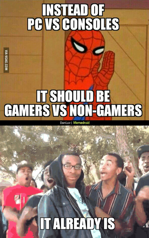 23 Spot-On Gaming Memes to Stoke the PC vs. Console Wars