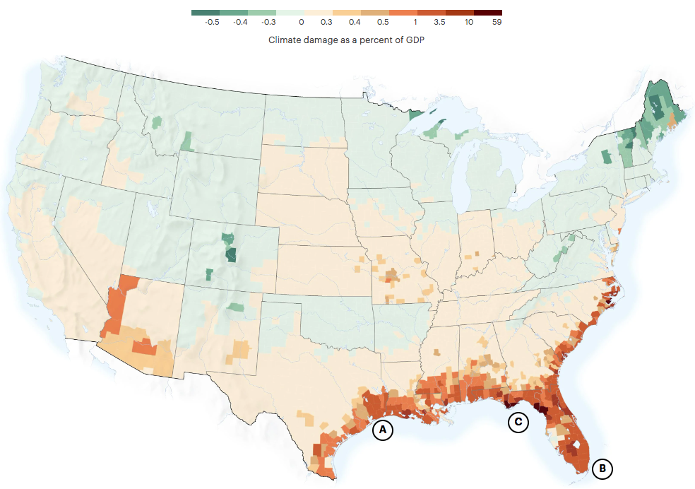 map - 0.5 04 35 30 59 0.3 0.4 0.5 Climate damage as a percent of Gdp
