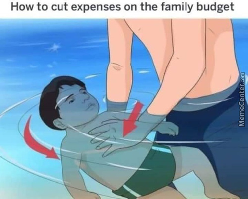 dark memes cut expenses on the family budget - How to cut expenses on the family budget MemeCenter.com