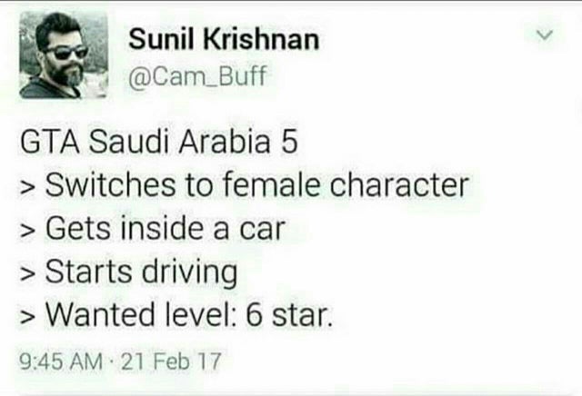 dark memes paper - Sunil Krishnan Buff Gta Saudi Arabia 5 > Switches to female character > Gets inside a car > Starts driving > Wanted level 6 star. 21 Feb 17