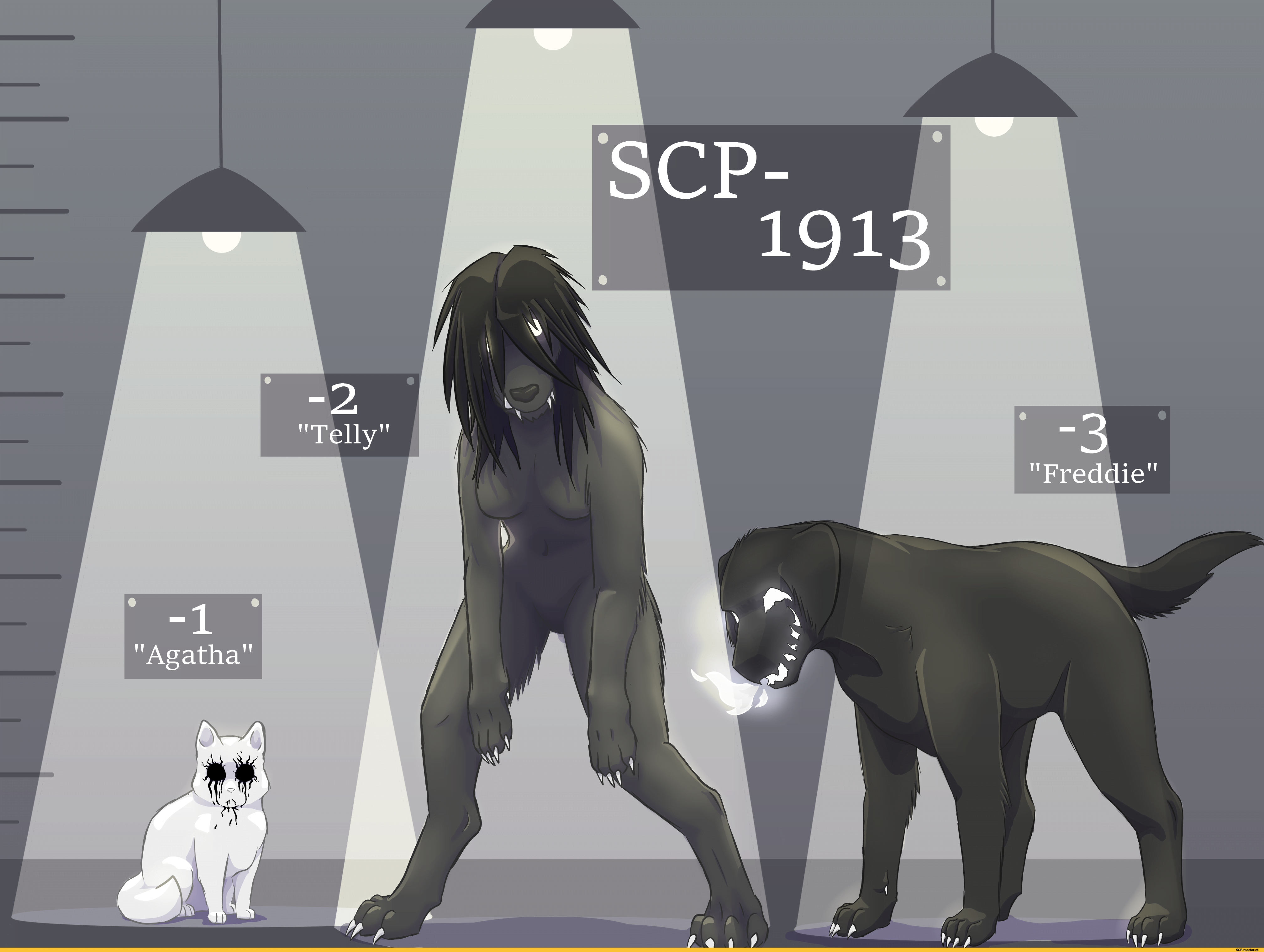 scary pictures -scp = scp 1913 3 - Scp 1913 2 "Telly" 3 "Freddie" 1 "Agatha"