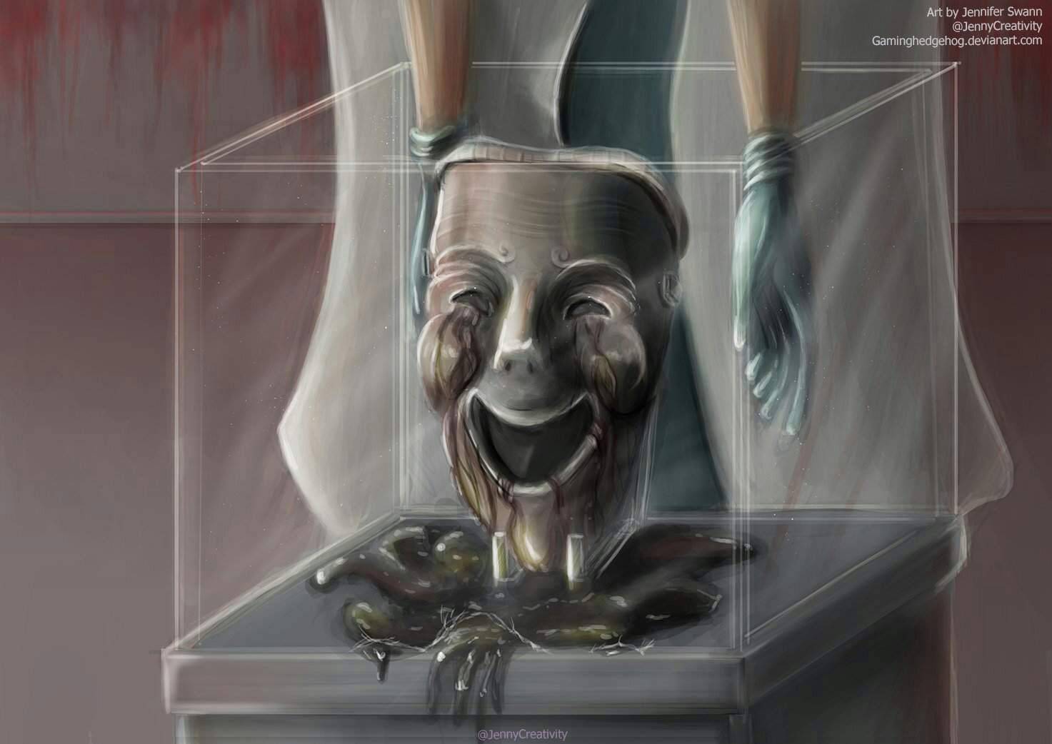 scary pictures -scp = scp 035 art - Art by Jennifer Swann Gaminghedgehog.devianart.com