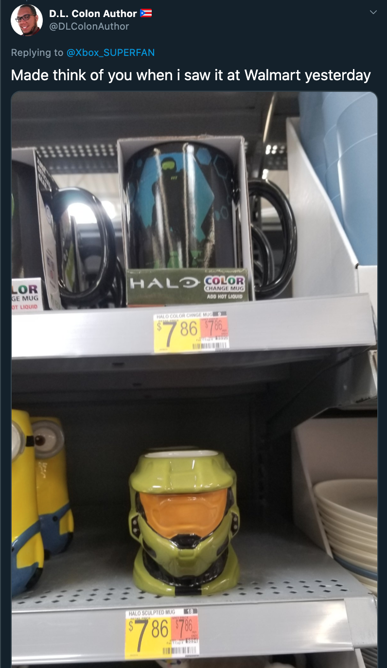 made me think of you when I saw it at walmart yesterday doom halo