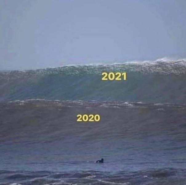 offensive memes - wave  2021 behind 2020