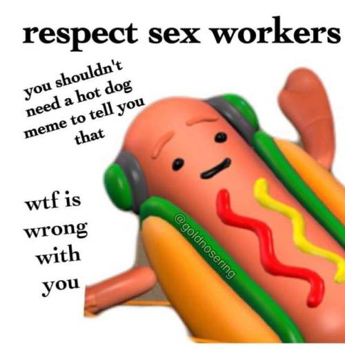 sex memes - hotdog memes - respect sex workers you shouldn't need a hot dog meme to tell you that wtf is wrong with you