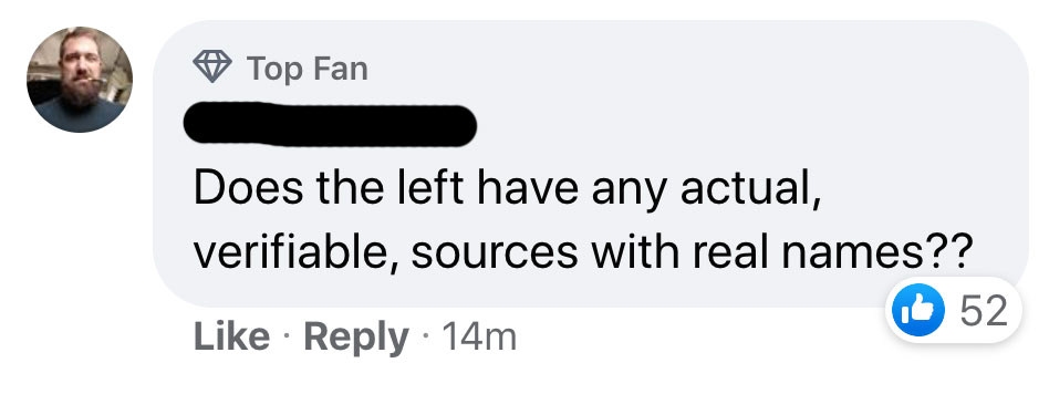 Trump NYT Reactions - Does the left have any actual, verifiable, sources with real names?? 52 14m