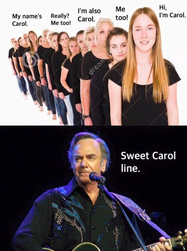 my name is carol - sweet carol line