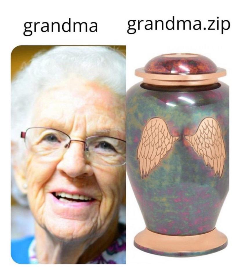 offensive memes - grandma zip - grandma grandma.zip