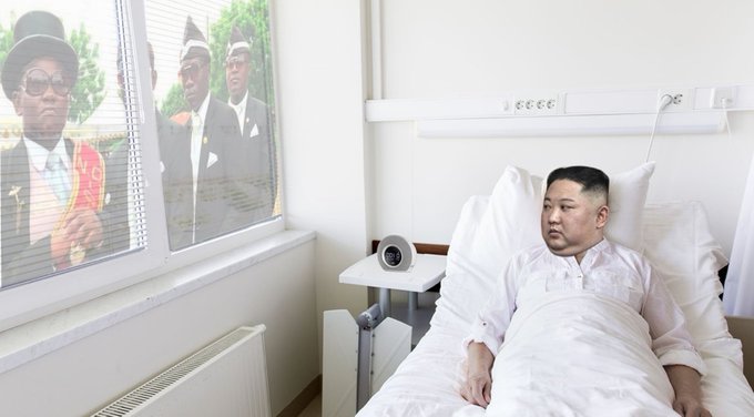 offensive memes - kim jong un death bed