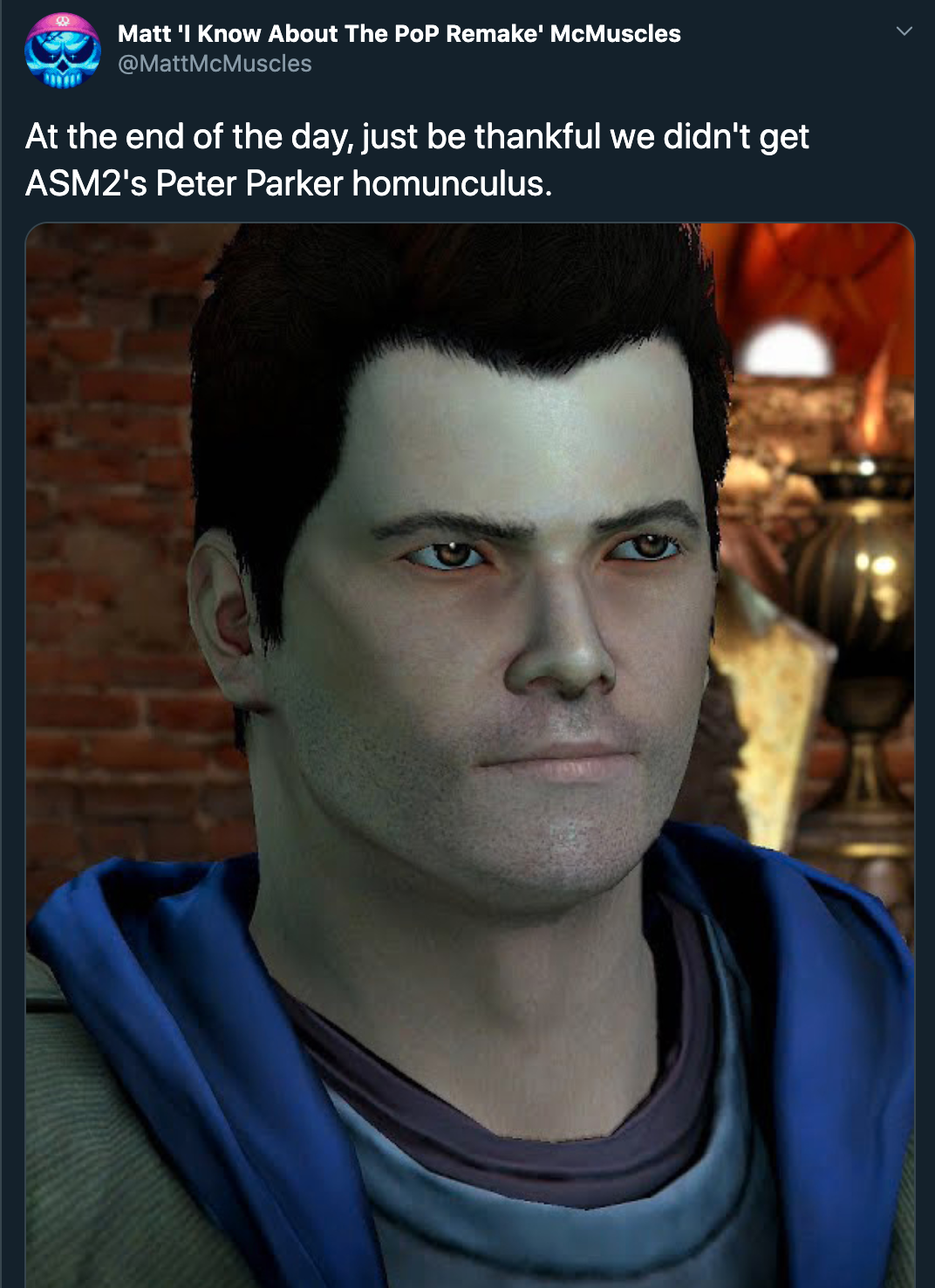 At the end of the day, just be thankful we didn't get ASM2's Peter Parker homunculus.