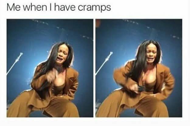 sex memes - he hits your cervix - Me when I have cramps
