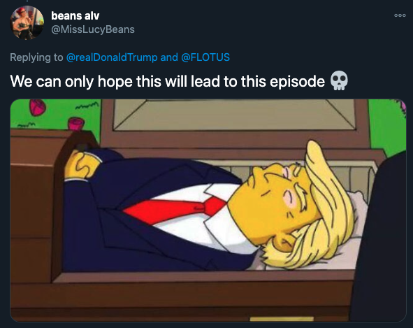 donald trump covid-19 jokes - donald trump death simpsons - We can only hope this will lead to this episode