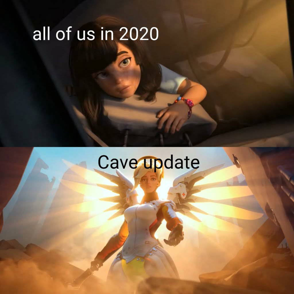 minecraft memes - minecraft update- glowsquids - jaiden animations callmecarson - all of us in 2020 Cave update