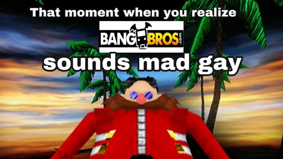 porn memes - games - That moment when you realize Bang. Bros! sounds mad gay