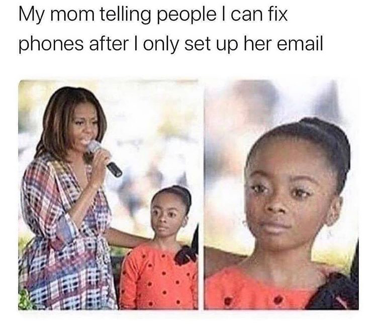 funny memes - real lie vs white lie meme - My mom telling people can fix phones after I only set up her email