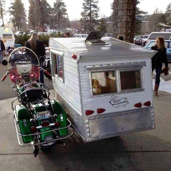 funny random pics - motorcycle sidecar camper - 15308