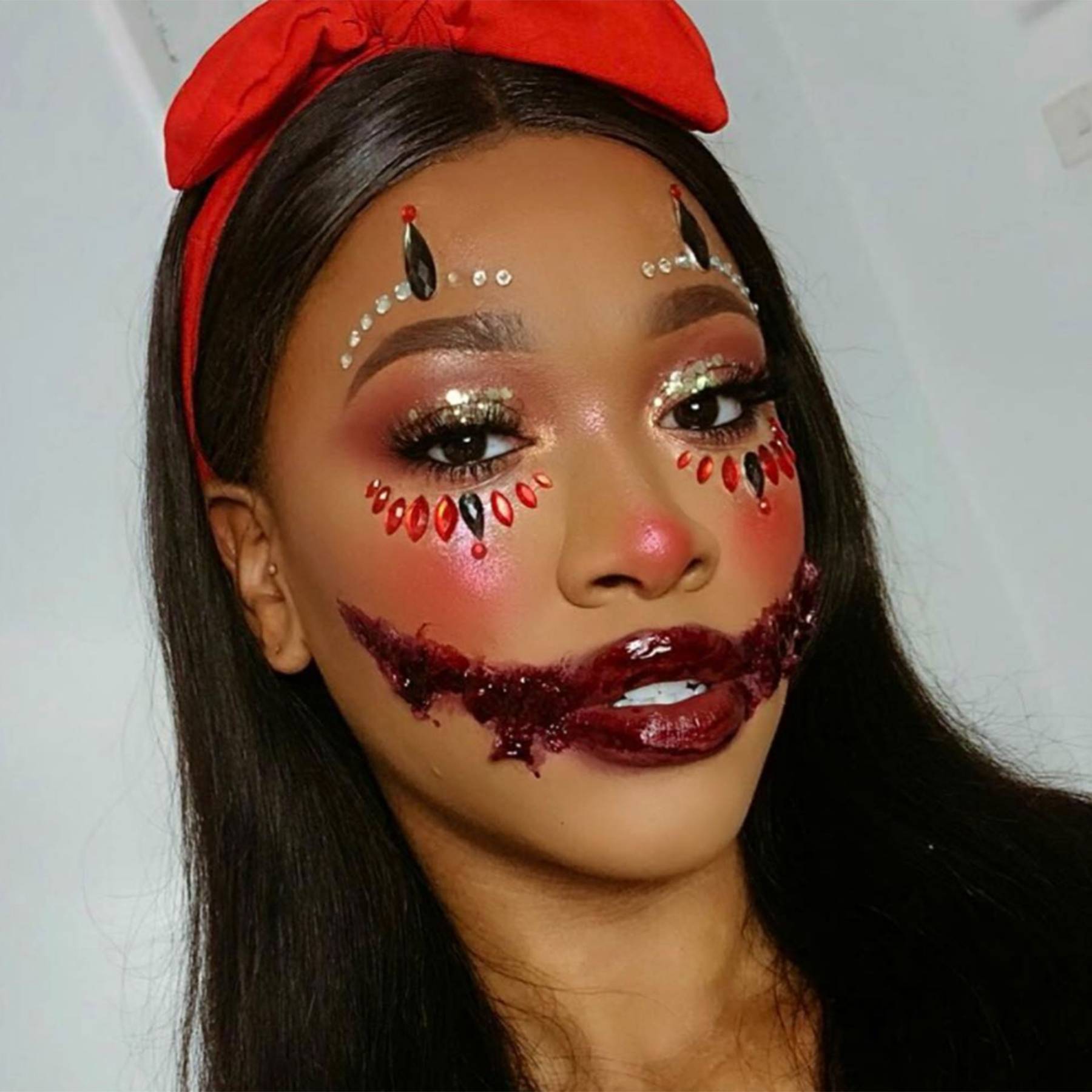 scary pictures - halloween makeup - lip - A