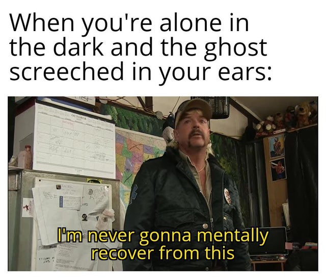Phasmophobia Memes - warzone meme - When you're alone in the dark and the ghost screeched in your ears 2 I'm never gonna mentally recover from this