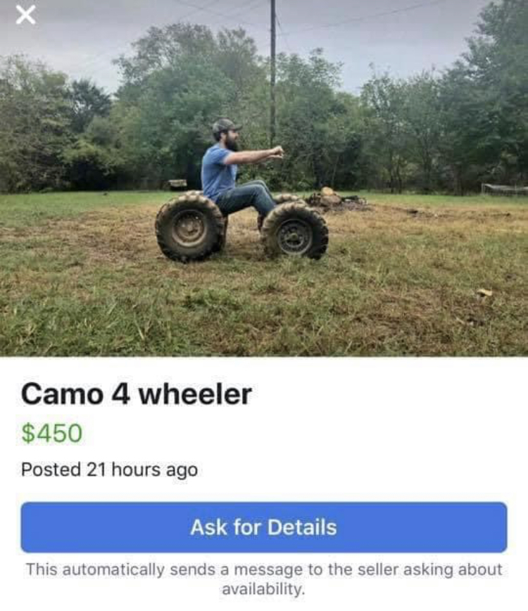 32 Weird Facebook Marketplace Items That Shouldn't Be at Any Yard Sale