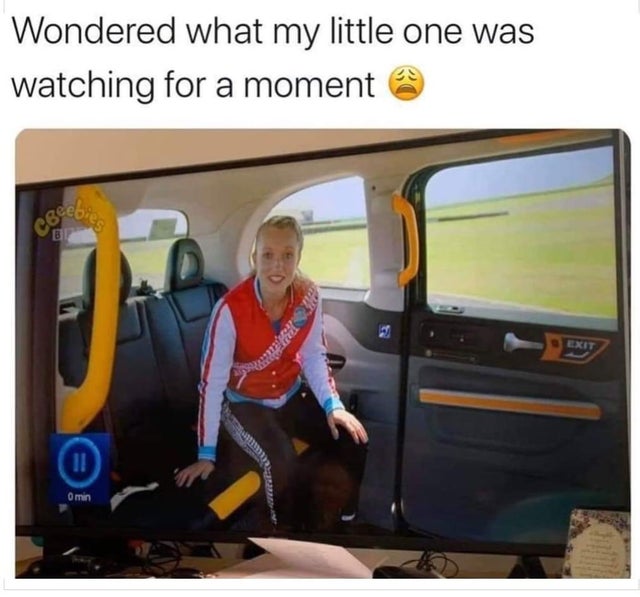dirty-memes-cbeebies fake taxi - Wondered what my little one was watching for a moment Check Ii Omin
