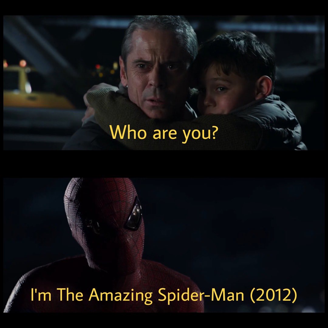 He Didn't Say That -Movie Titles in Movie Lines- im batman funny memes - Who are you? I'm The Amazing SpiderMan 2012