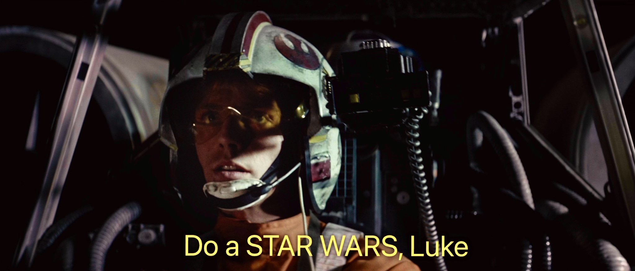 He Didn't Say That -Movie Titles in Movie Lines- X-wing Starfighter - Do a Star Wars, Luke